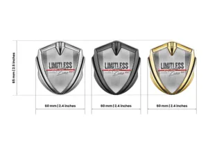 Domed 3d Badge Modern Look High-End Domed 3D